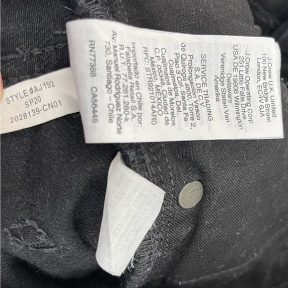 Madewell The Perfect Vintage Jean in Stone Black: Knee Slit Edition High Rise 24 - Picture 12 of 16